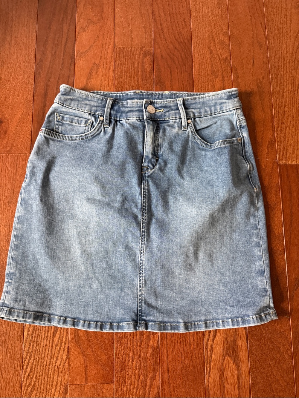 Tommy Bahama Light Blue Denim Mini Skirt